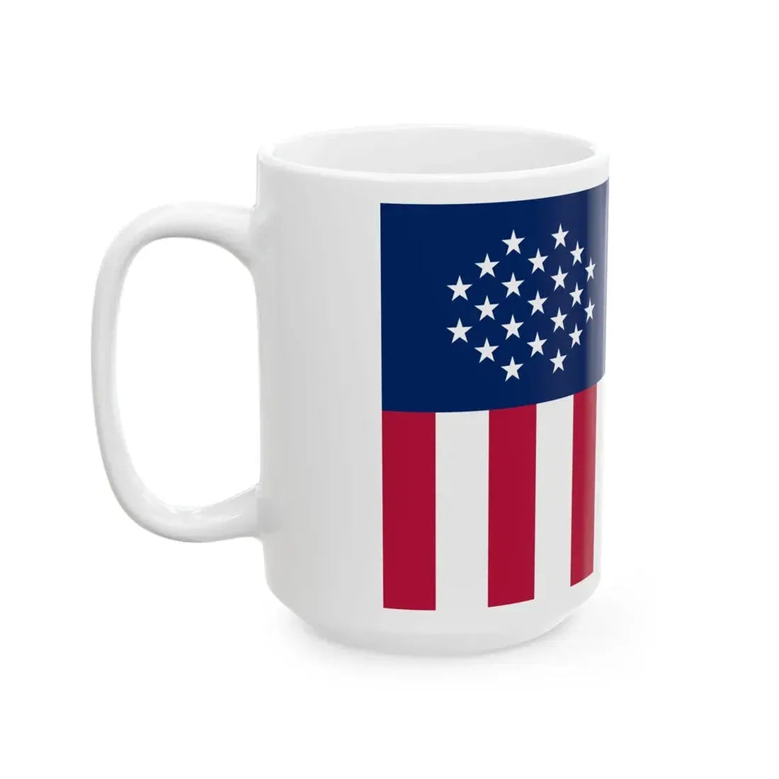 Flag of the Allied States of America Jericho (United States) White Coffee Mug - Go Mug Yourself