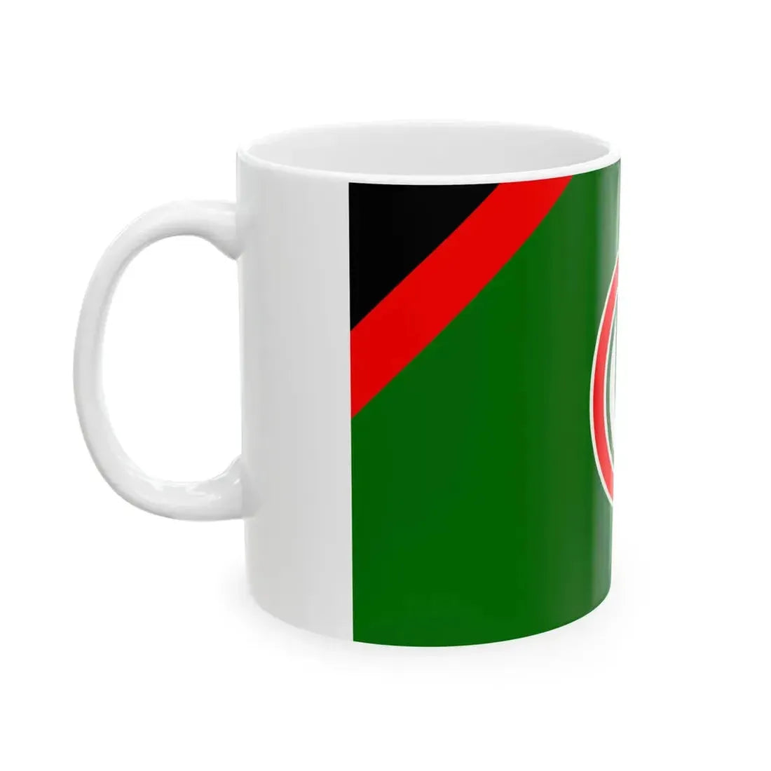 Flag of the Amal Movement version (Lebanon) White Coffee Mug - Go Mug Yourself