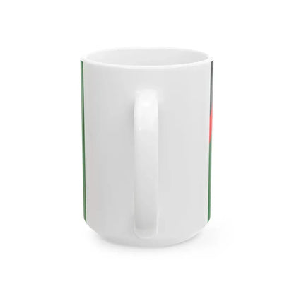 Flag of the Amal Movement version (Lebanon) White Coffee Mug - Go Mug Yourself