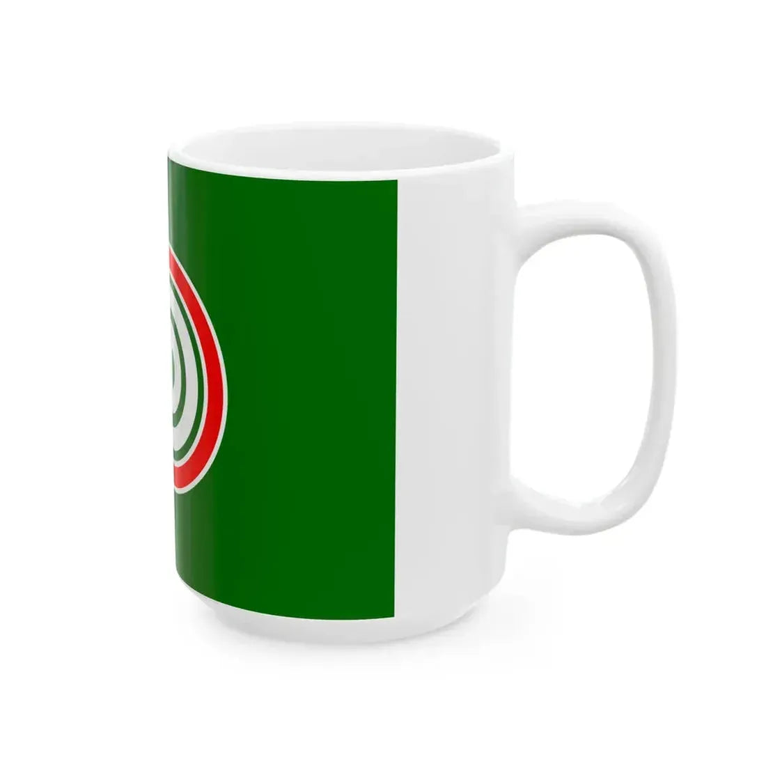 Flag of the Amal Movement version (Lebanon) White Coffee Mug - Go Mug Yourself