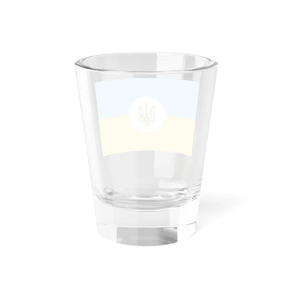 Flag of the Ambassador of Ukraine 1918 (Ukraine) Shot Glass 1.5oz - Go Mug Yourself