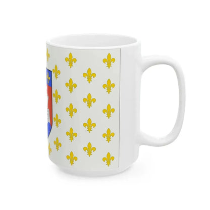 Flag of the American Huguenots 1913 (United States) White Coffee Mug - Go Mug Yourself