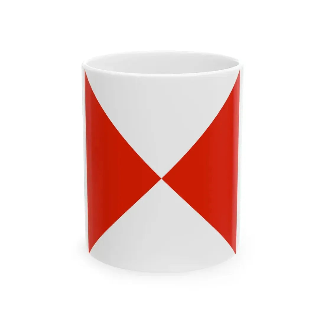 Flag of the ammunition depots of the Royal Hungarian Defence Forces 1939 (Hungary) White Coffee Mug 11oz - Go Mug Yourself