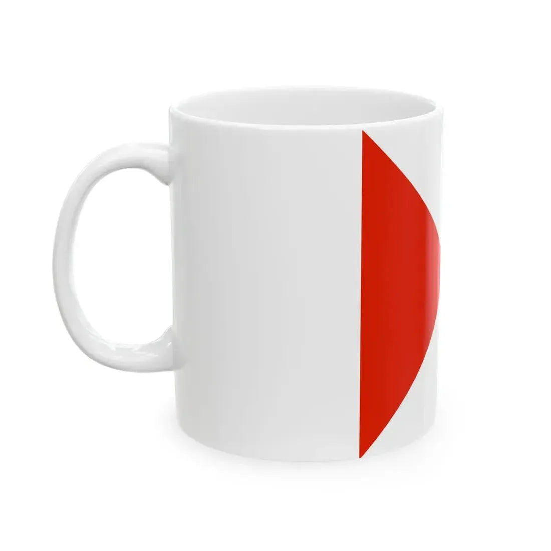 Flag of the ammunition depots of the Royal Hungarian Defence Forces 1939 (Hungary) White Coffee Mug - Go Mug Yourself