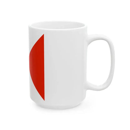 Flag of the ammunition depots of the Royal Hungarian Defence Forces 1939 (Hungary) White Coffee Mug - Go Mug Yourself