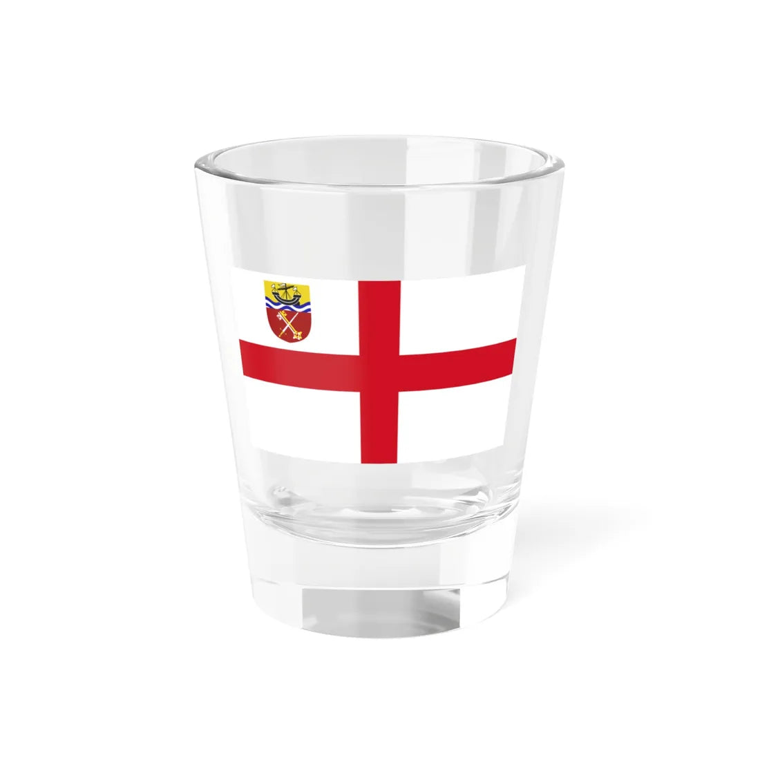 Flag of the Anglican Diocese of Portsmouth (England) Shot Glass 1.5oz 1.5oz - Go Mug Yourself