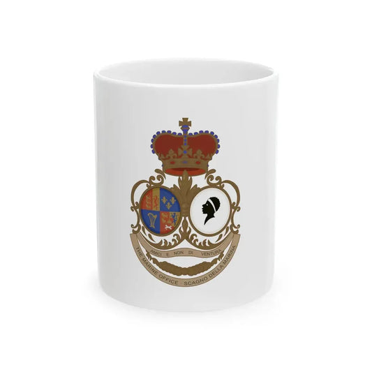 Flag of the Anglo-Corsican Kingdom (France) White Coffee Mug 11oz - Go Mug Yourself