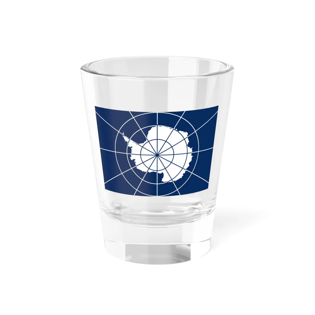 Flag of the Antarctic Treaty Shot Glass 1.5oz 1.5oz - Go Mug Yourself