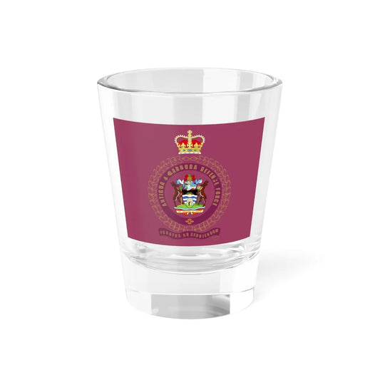 Flag of the Antigua and Barbuda Defence Force (Antigua and Barbuda) Shot Glass 1.5oz 1.5oz - Go Mug Yourself
