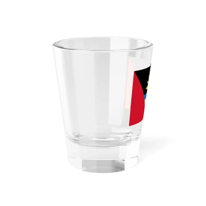 Flag of the Antigua and Barbuda Regiment (Antigua and Barbuda) Shot Glass 1.5oz - Go Mug Yourself