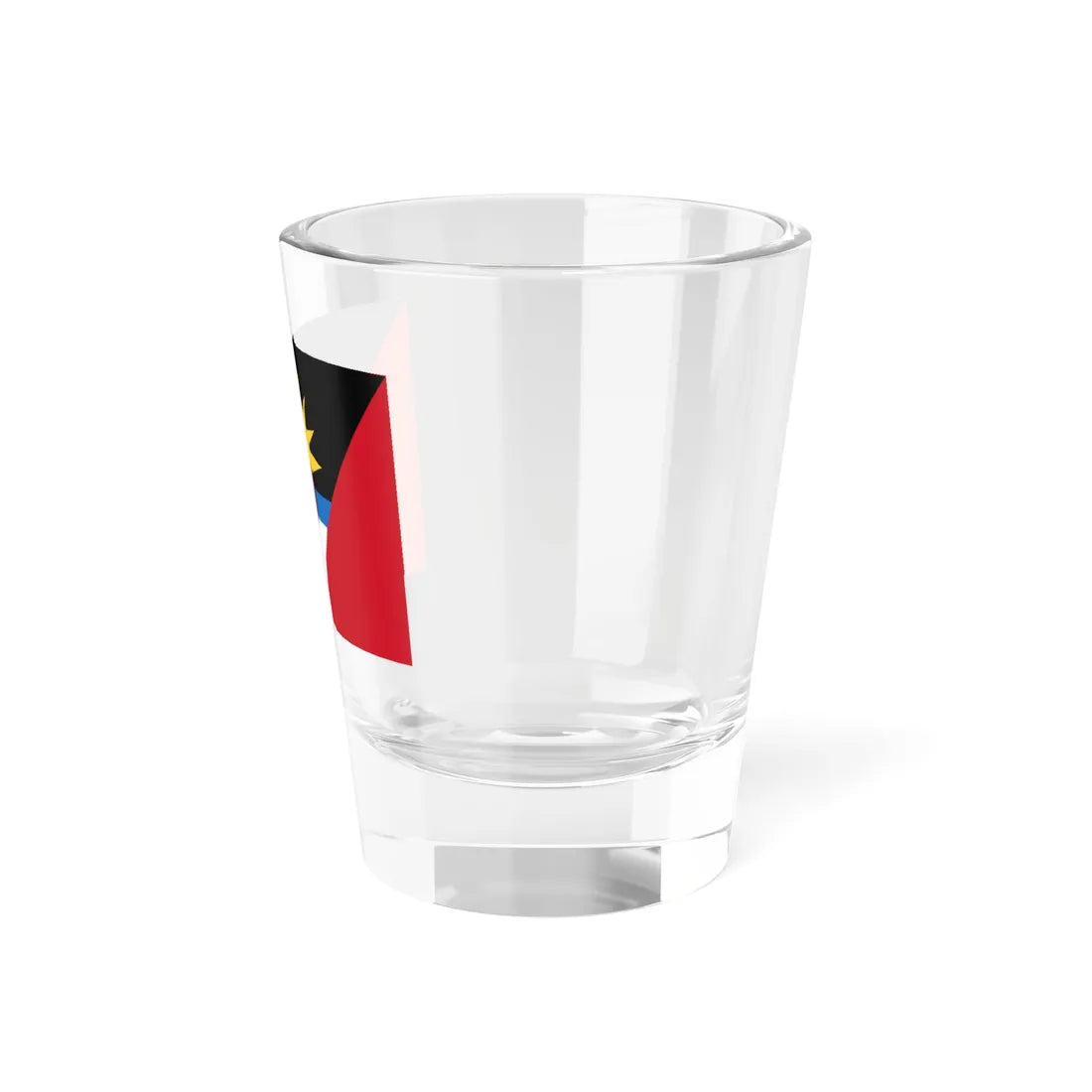 Flag of the Antigua and Barbuda Regiment (Antigua and Barbuda) Shot Glass 1.5oz - Go Mug Yourself