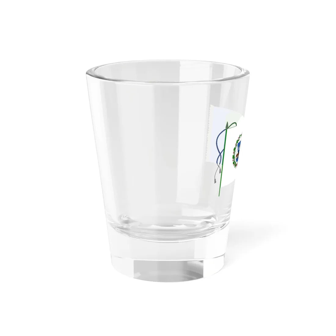 Flag of the Anykščiai District Municipality (Lithuania) Shot Glass 1.5oz - Go Mug Yourself