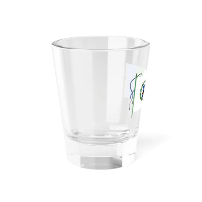 Flag of the Anykščiai District Municipality (Lithuania) Shot Glass 1.5oz - Go Mug Yourself