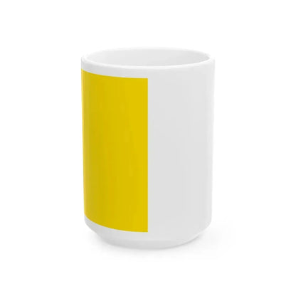Flag of the Archbishop of Malta (Malta) White Coffee Mug 15oz - Go Mug Yourself
