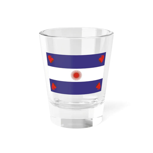 Flag of the Argentine Confederation (Argentina) Shot Glass 1.5oz 1.5oz - Go Mug Yourself