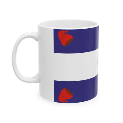 Flag of the Argentine Confederation (Argentina) White Coffee Mug - Go Mug Yourself