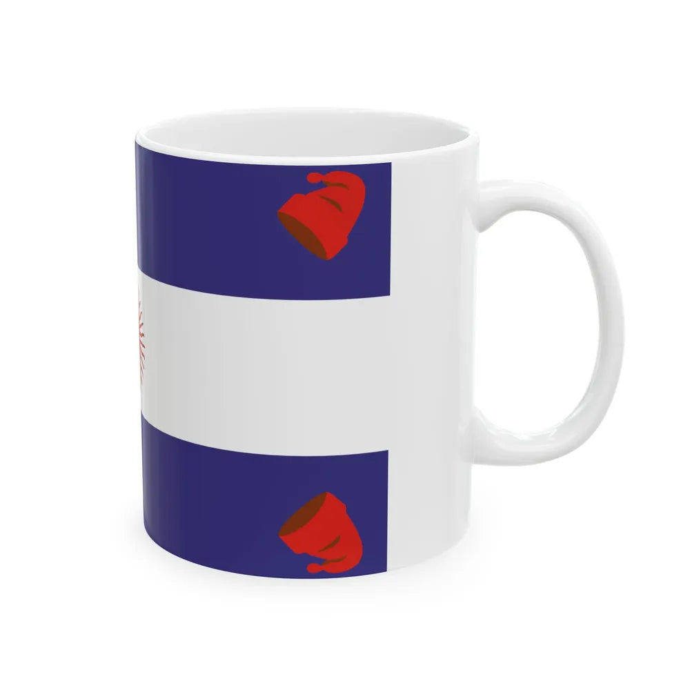 Flag of the Argentine Confederation (Argentina) White Coffee Mug - Go Mug Yourself