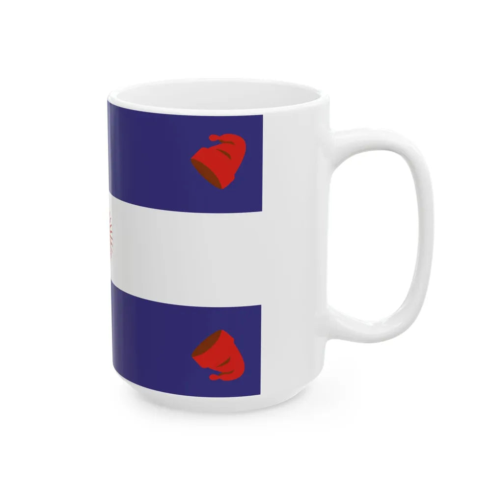 Flag of the Argentine Confederation (Argentina) White Coffee Mug - Go Mug Yourself