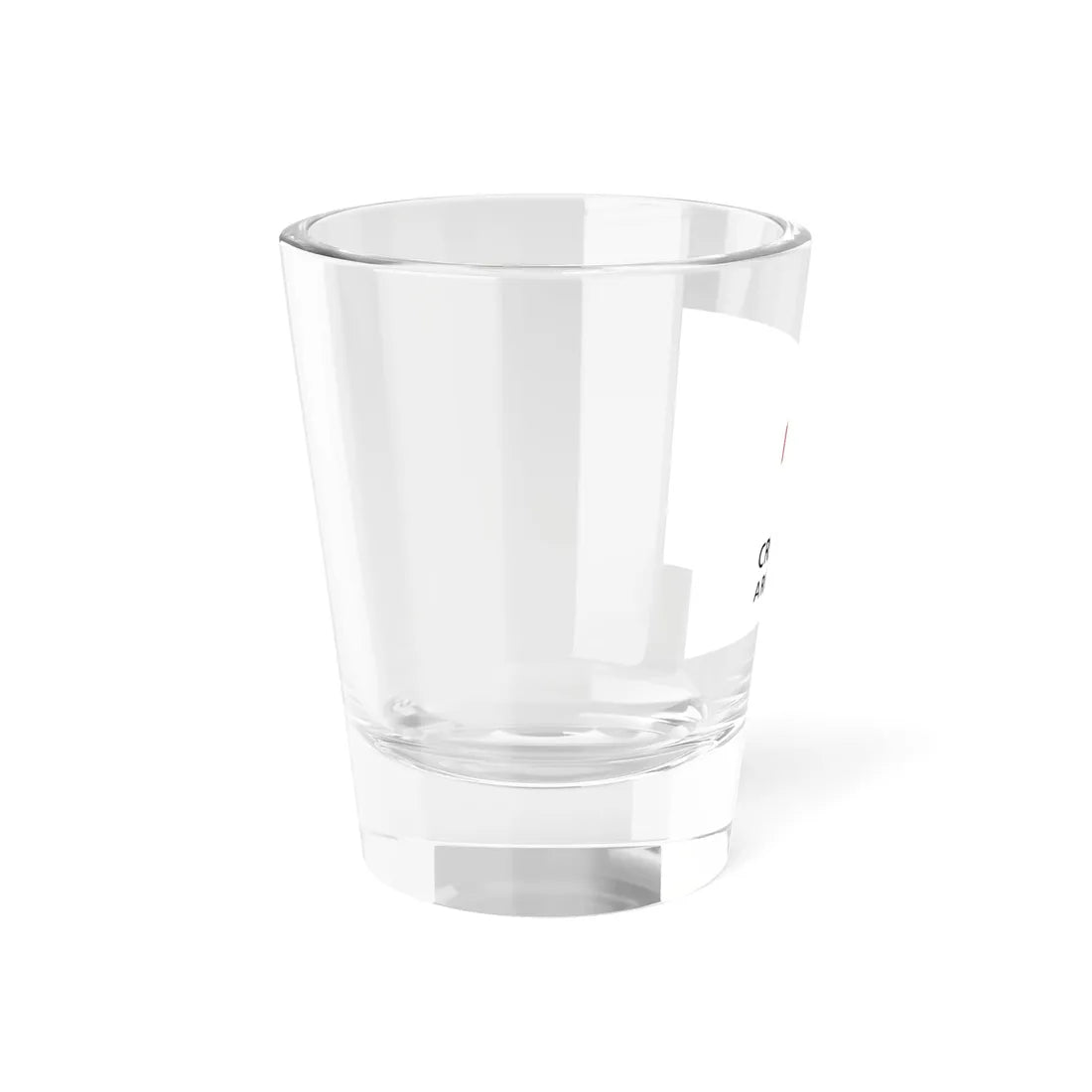 Flag of the Argentine Red Cross (Argentina) Shot Glass 1.5oz - Go Mug Yourself