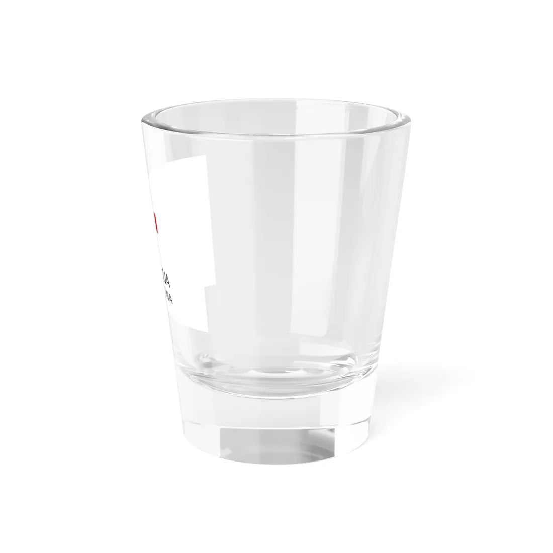 Flag of the Argentine Red Cross (Argentina) Shot Glass 1.5oz - Go Mug Yourself