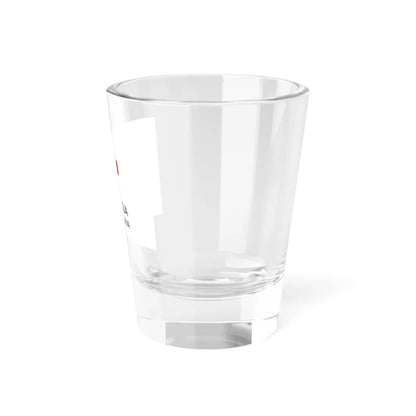 Flag of the Argentine Red Cross (Argentina) Shot Glass 1.5oz - Go Mug Yourself