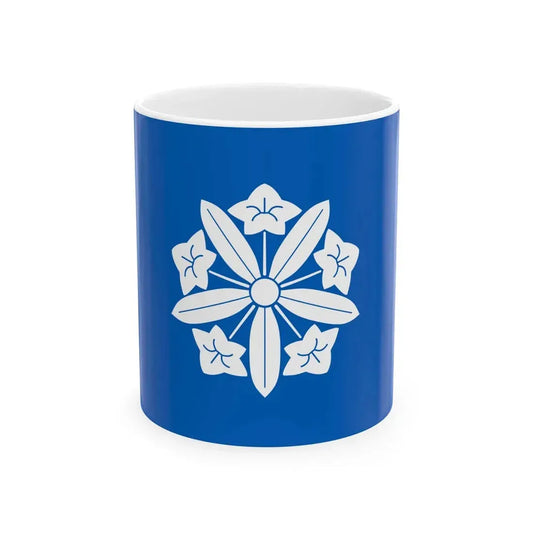 Flag of the Arima Lords of Kurume in Chikugo Province A (Japan) White Coffee Mug 11oz - Go Mug Yourself