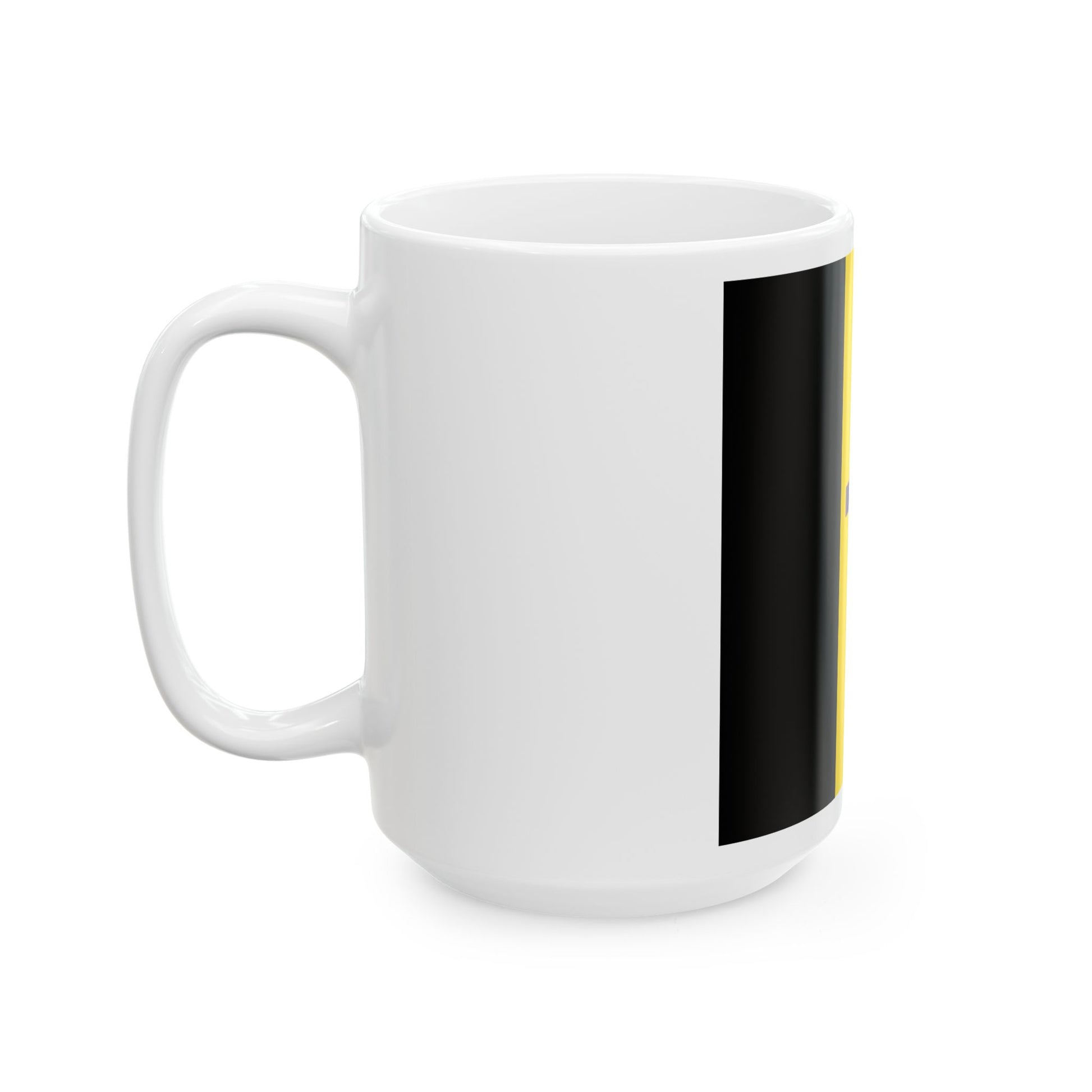 Flag of the Armed Forces Bishop of Belgium (Belgium) White Coffee Mug-Go Mug Yourself