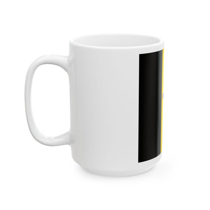 Flag of the Armed Forces Bishop of Belgium (Belgium) White Coffee Mug-Go Mug Yourself