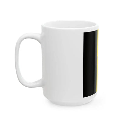 Flag of the Armed Forces Bishop of Belgium (Belgium) White Coffee Mug - Go Mug Yourself