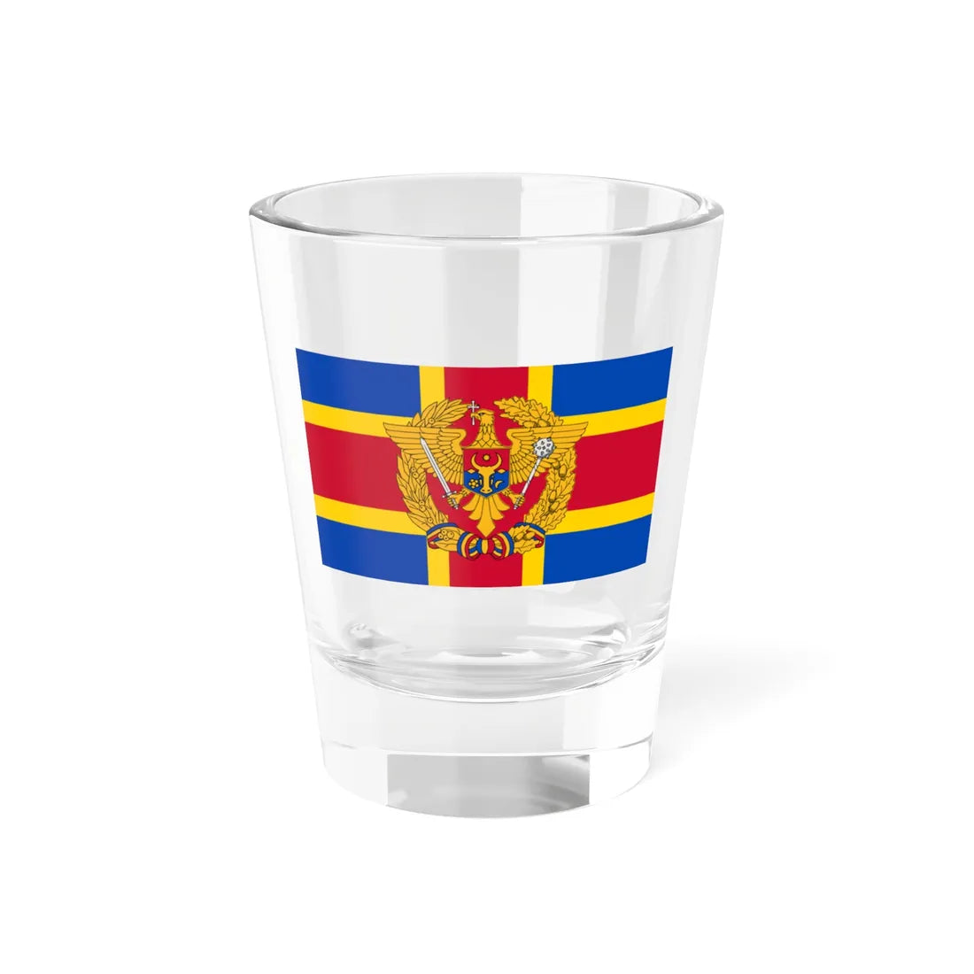 Flag of the Armed Forces of Moldova (Moldova) Shot Glass 1.5oz 1.5oz - Go Mug Yourself