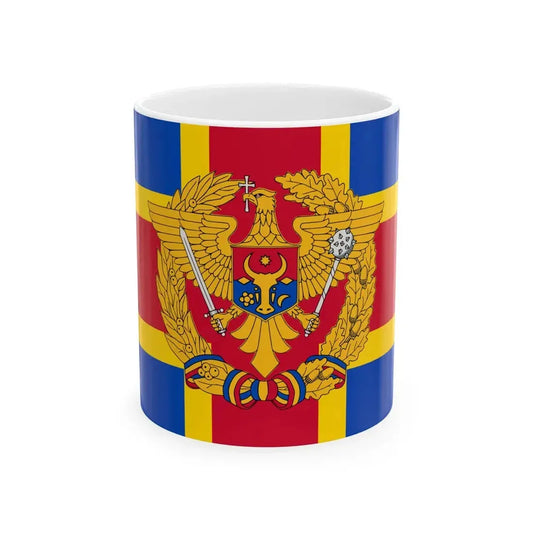 Flag of the Armed Forces of Moldova (Moldova) White Coffee Mug 11oz - Go Mug Yourself