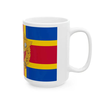 Flag of the Armed Forces of Moldova (Moldova) White Coffee Mug - Go Mug Yourself