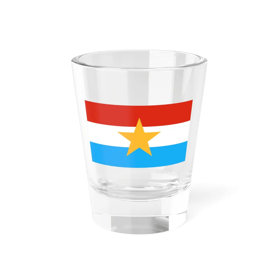 Flag of the Armed Forces Tatmadaw of Myanmar (Myanmar) Shot Glass 1.5oz 1.5oz - Go Mug Yourself