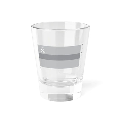 Flag of the Armenian Soviet Socialist Republic construction (Armenia) Shot Glass 1.5oz 1.5oz - Go Mug Yourself