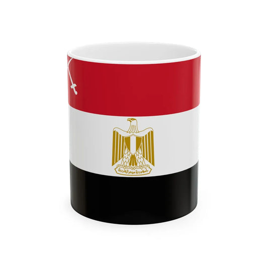 Flag of the Army of Egypt (Egypt) White Coffee Mug 11oz - Go Mug Yourself