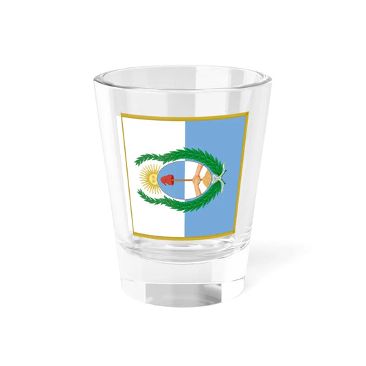 Flag of the Army of the Andes (Argentina) Shot Glass 1.5oz 1.5oz - Go Mug Yourself