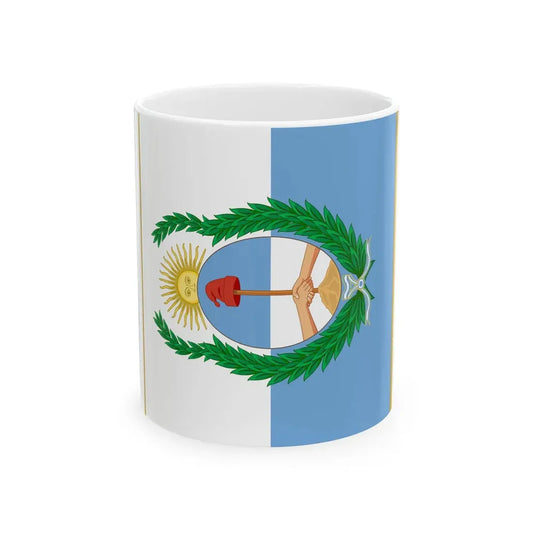 Flag of the Army of the Andes (Argentina) White Coffee Mug 11oz - Go Mug Yourself