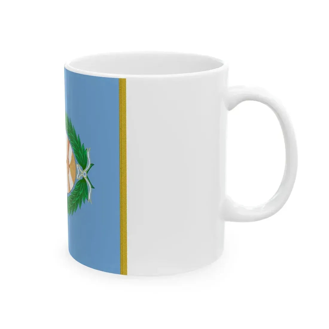 Flag of the Army of the Andes (Argentina) White Coffee Mug - Go Mug Yourself