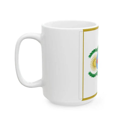 Flag of the Army of the Andes (Argentina) White Coffee Mug - Go Mug Yourself