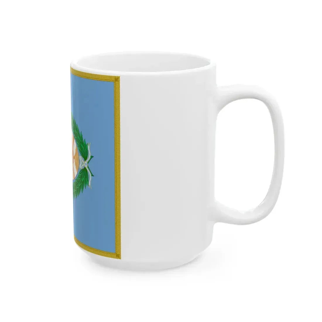 Flag of the Army of the Andes (Argentina) White Coffee Mug - Go Mug Yourself