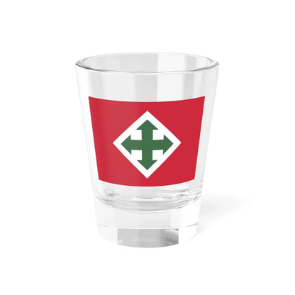 Flag of the Arrow Cross Party 1942 to 1945 (Hungary) Shot Glass 1.5oz 1.5oz - Go Mug Yourself