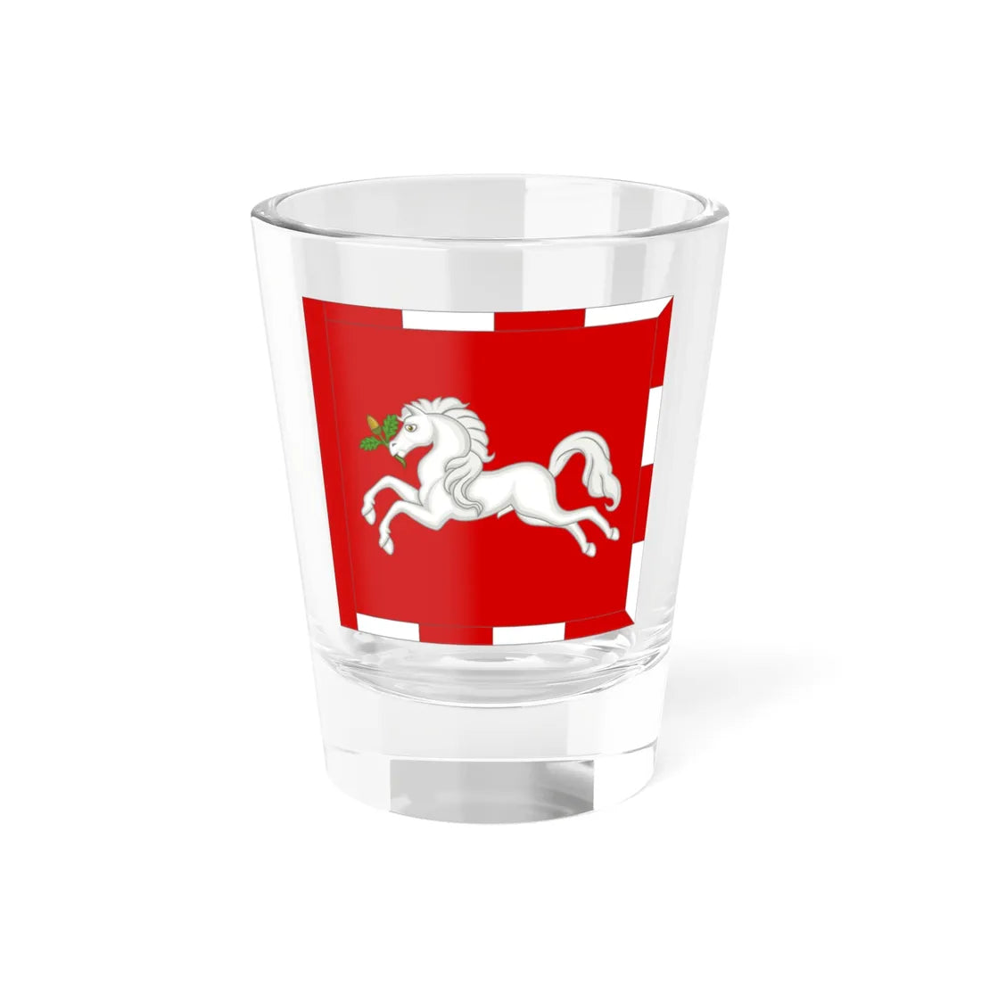 Flag of the Arundel Herald Extraordinary (United Kingdom) Shot Glass 1.5oz 1.5oz - Go Mug Yourself