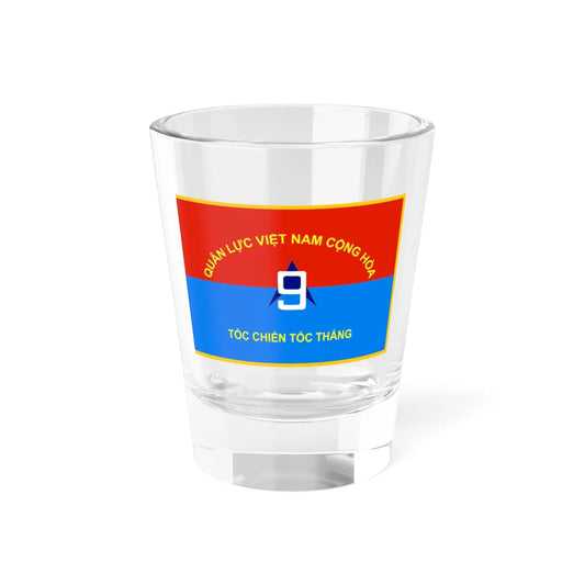 Flag of the ARVN 9th Infantry Division (Vietnam) Shot Glass 1.5oz 1.5oz - Go Mug Yourself