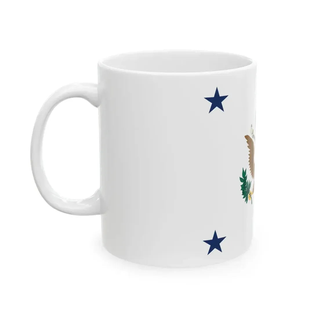 Flag of the Assistant Secretary of the Army (United States) White Coffee Mug - Go Mug Yourself