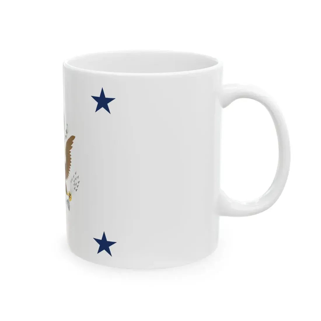 Flag of the Assistant Secretary of the Army (United States) White Coffee Mug - Go Mug Yourself