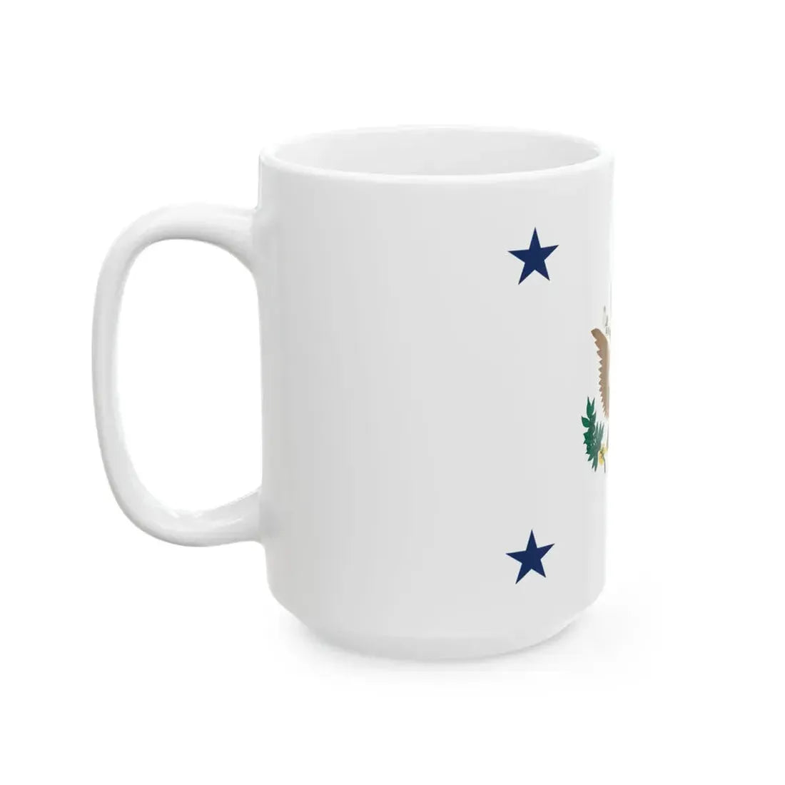 Flag of the Assistant Secretary of the Army (United States) White Coffee Mug - Go Mug Yourself