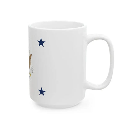 Flag of the Assistant Secretary of the Army (United States) White Coffee Mug - Go Mug Yourself