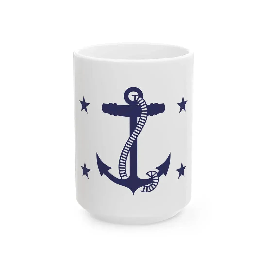 Flag of the Assistant Secretary of the Navy (United States) White Coffee Mug 15oz - Go Mug Yourself