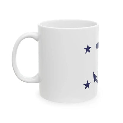 Flag of the Assistant Secretary of the Navy (United States) White Coffee Mug - Go Mug Yourself