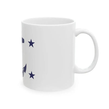 Flag of the Assistant Secretary of the Navy (United States) White Coffee Mug - Go Mug Yourself
